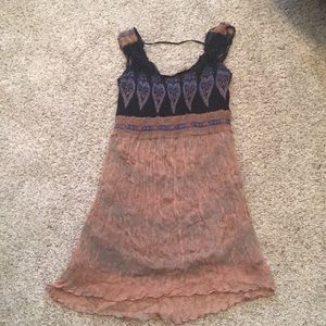 Free people flaming hearts dress